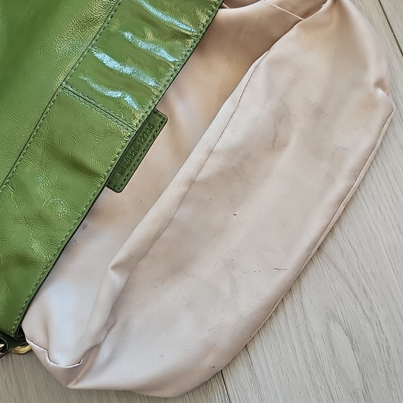 Y2K Coach 12735(f14707) Green Leather Zoe Medium Hobo Shoulder Bag - Picture 9 of 14